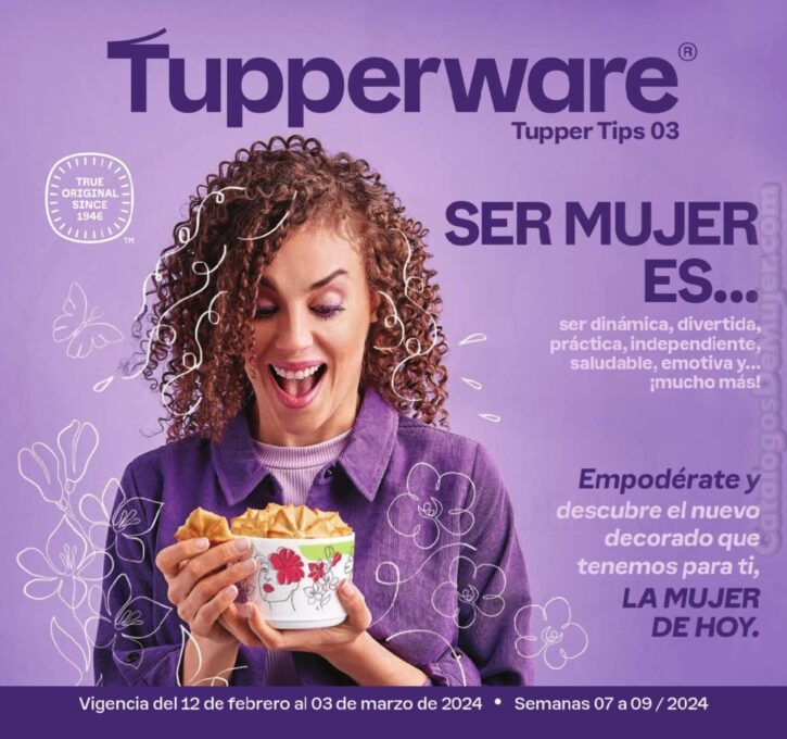 ᐈ Catalogo Tupperware Tupper Tips 4 2024 México