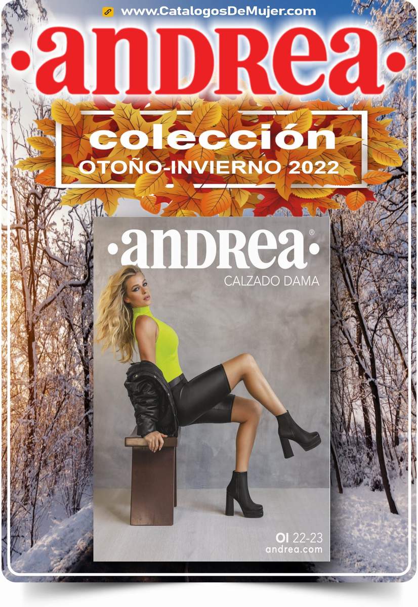 ponerse nervioso Política azúcar ᐈ Catálogo Andrea Otoño Invierno 2022-2023 | Calzado Dama