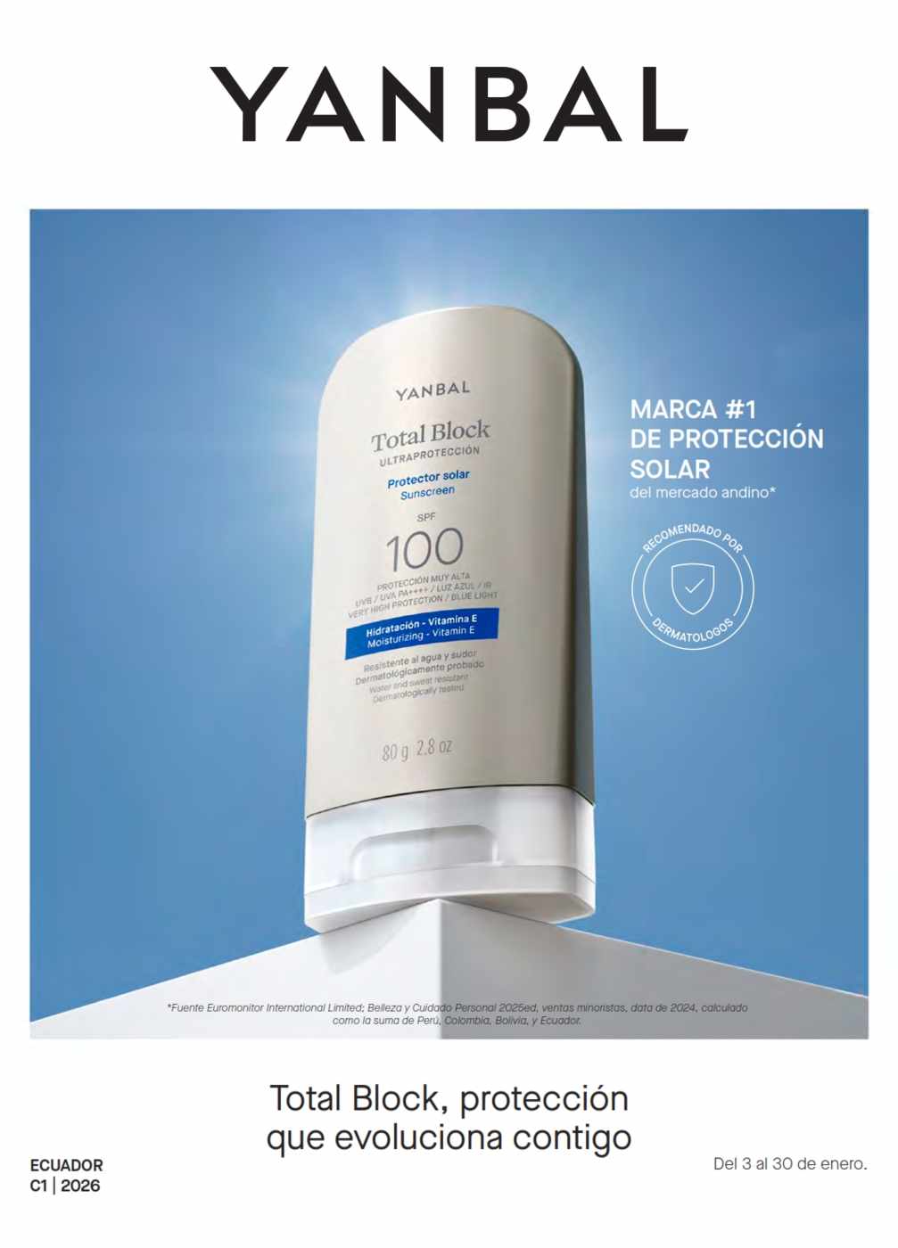 Catálogo Yanbal Campaña 1 2026 Ecuador