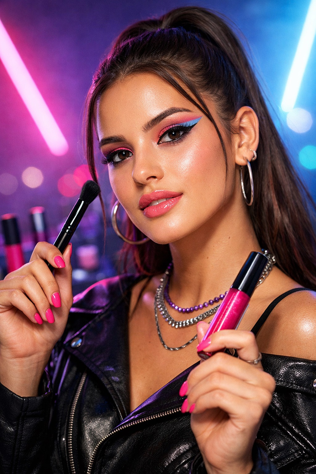 looks modernos maquillaje cyzone estilo juvenil delineado grafico