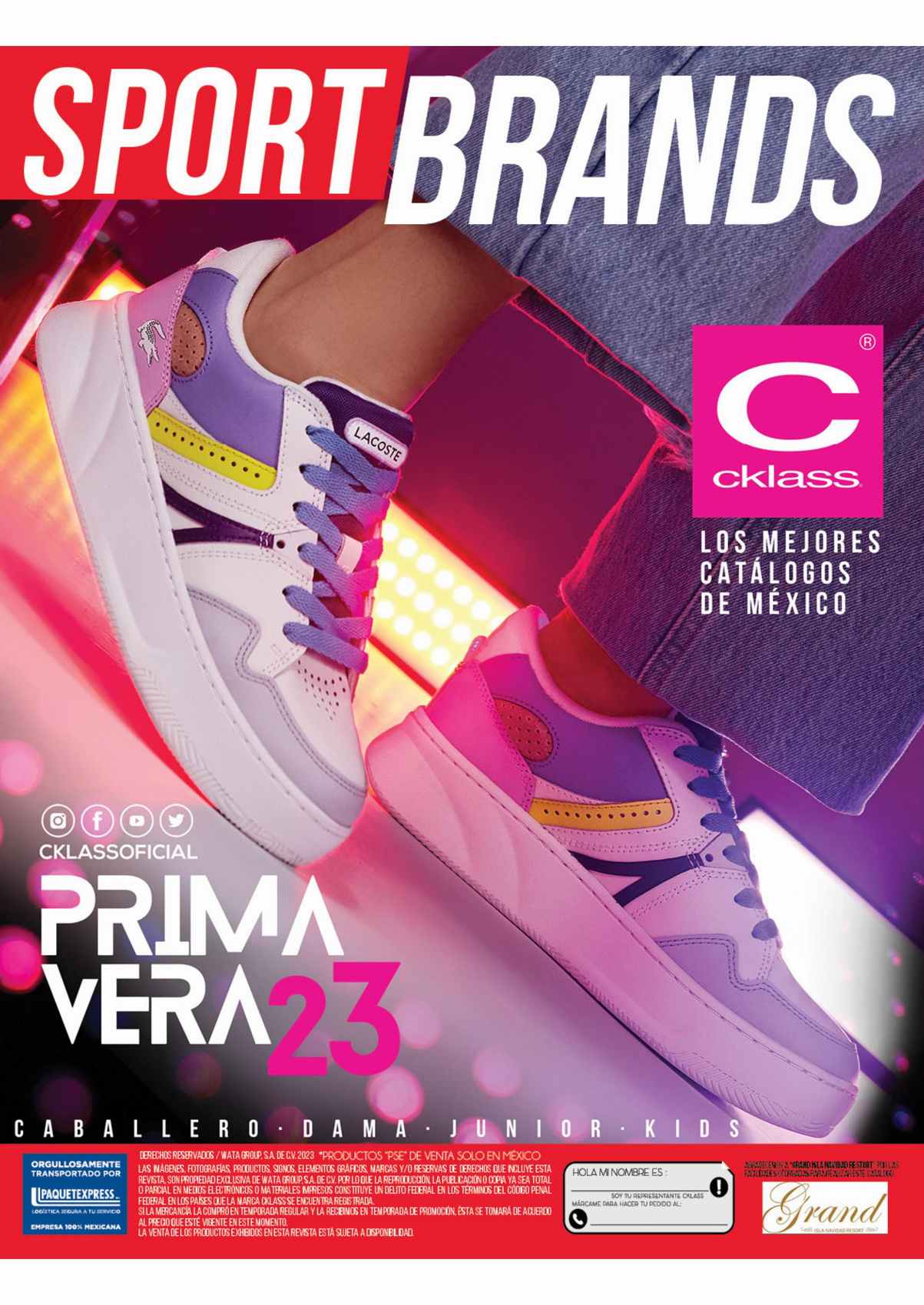 Catalogo Cklass Sport Brands Dama Primavera Verano 2023